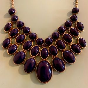 Blue and gold necklace